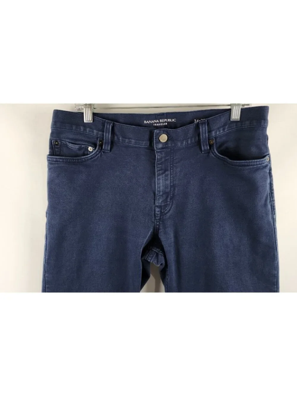 Banana Republic Pants Mens 34x31 Navy Blue The Traveler Slim Fit